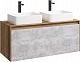 Aqwella Комплект мебели Mobi 120 дуб балтийский/бетон светлый – фотография-14